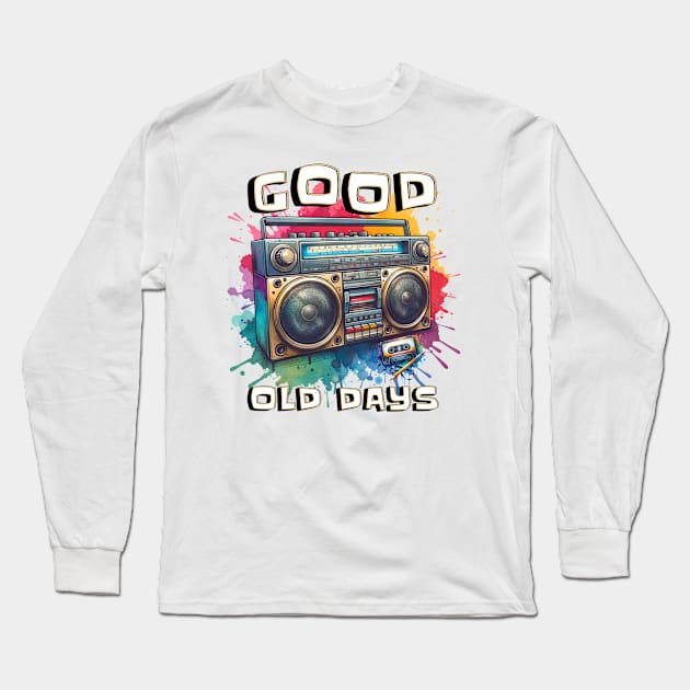 Good Old Days Long Sleeve T-Shirt by Fantasy Vortex